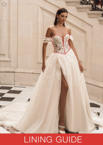 Elysee by Enzoani Style #Fuchsia #3 Ivory/Nude thumbnail