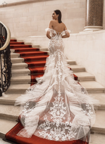 Elysee by Enzoani Style #Fawne #2 Ivory/Nude Ivory/Sand/Nude thumbnail