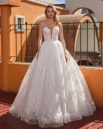 L'Amour by Calla Blanche Style #Gracie #3 Ivory/Ivory thumbnail
