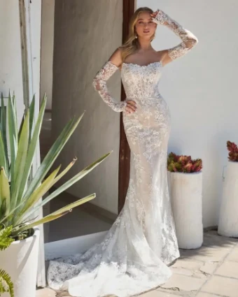 L'Amour by Calla Blanche Style #Rhoda #2 Ivory/Light Nude thumbnail