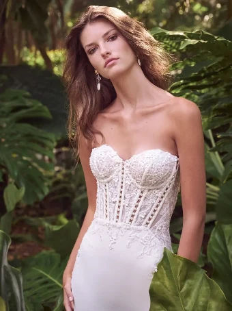 Maggie Sottero Style #Doritte #3 Ivory thumbnail