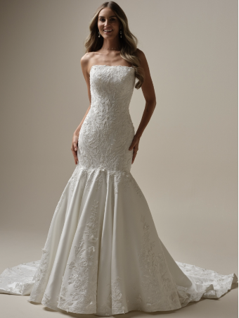Maggie Sottero Style #Delanie #0 default Ivory All Ivory (pictured) thumbnail