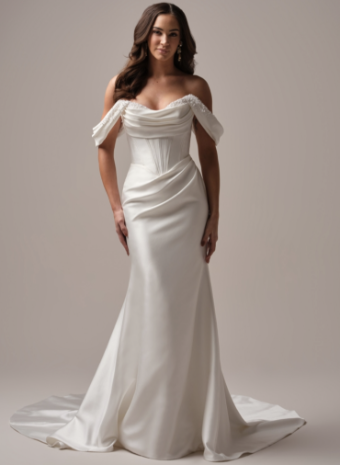 Maggie Sottero Style #Melissa #0 default Ivory All Ivory (pictured) thumbnail
