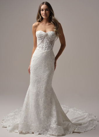 Maggie Sottero Style #Devon #1 Ivory All Ivory (pictured) thumbnail
