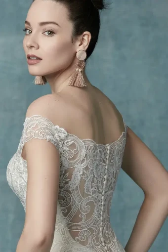 Maggie Sottero Style #Sabra #4 default Antique Ivory (pictured) thumbnail