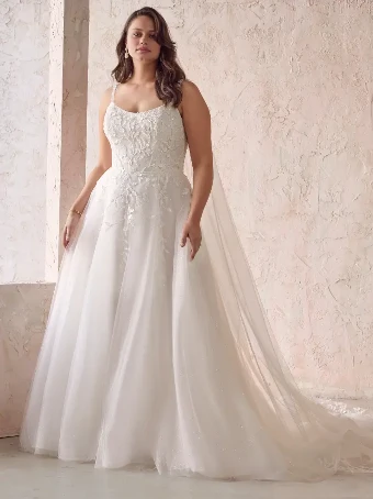 Maggie Sottero Style #LOUISA #0 default Ivory over Soft Nude (gown with Natural Illusion) thumbnail