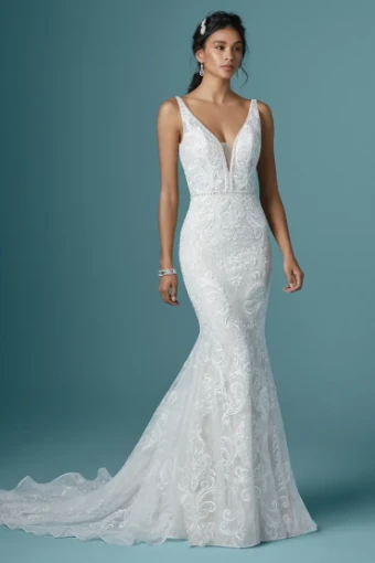 Maggie Sottero Style #Henrietta #0 default Ivory over Misty Mauve (gown with Nude Illusion) thumbnail