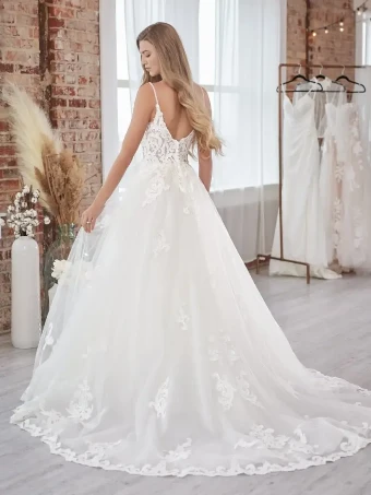 Maggie Sottero Style #Florence #1 default Ivory (gown with Natural Illusion) thumbnail
