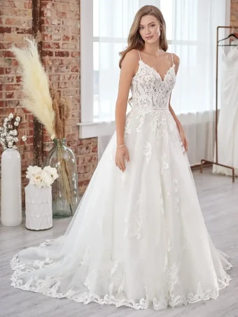 Maggie Sottero Style #Florence #0 default Ivory (gown with Natural Illusion) thumbnail