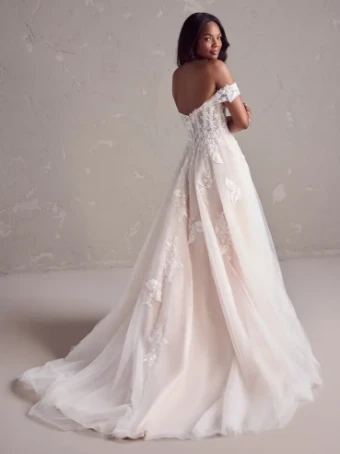 Rebecca Ingram Style #Janice #3 Ivory/Blush thumbnail
