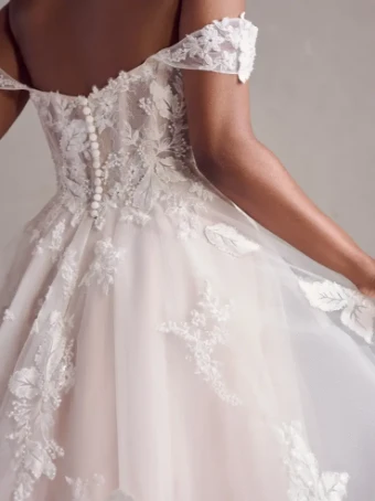 Rebecca Ingram Style #Janice #2 Ivory/Blush thumbnail