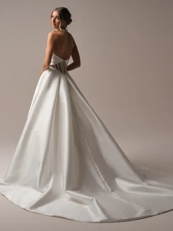 Rebecca Ingram Style #Brooke #4 All Ivory (pictured) thumbnail