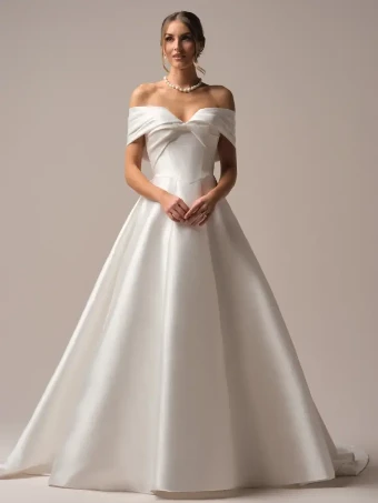 Rebecca Ingram Style #Brooke #5 All Ivory (pictured) thumbnail