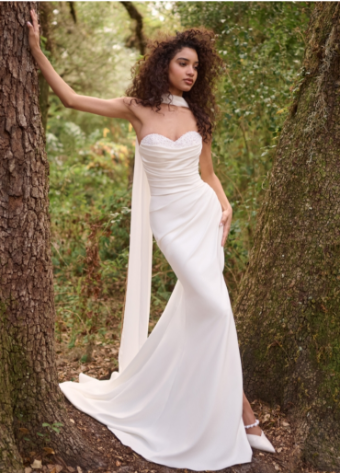 Rebecca Ingram Style #KATHLEEN #0 default Ivory All Ivory (pictured) thumbnail