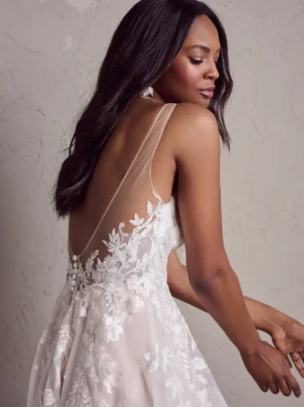 Rebecca Ingram Style #Erica #2 Ivory Ivory/Blush thumbnail