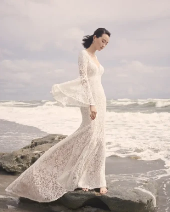 Sottero and Midgley Style #Benson #3 Ivory Over nude thumbnail