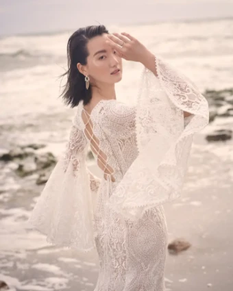 Sottero and Midgley Style #Benson #2 Ivory Over nude thumbnail