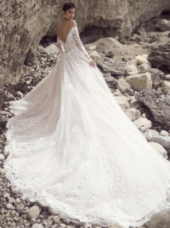 Sottero and Midgley Style #Viola Detachable Train #0 default Ivory/Blush thumbnail