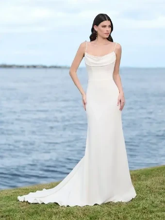 Adrianna Papell Style #45001 #0 default Ivory/Nude thumbnail