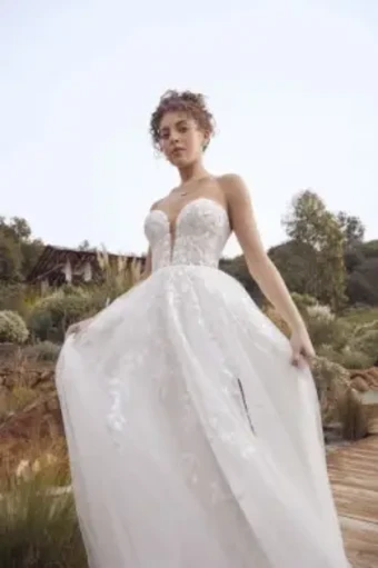 Casablanca Bridal Style #Dixie #1 Ivory/Nude thumbnail