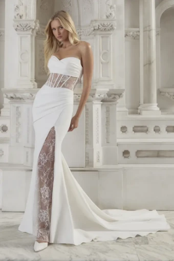 Casablanca Bridal Style #Charlize #0 default Ivory/Nude thumbnail