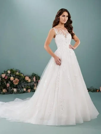 Christina Wu Brides Style #18408 #1 Ivory/Ivory Ivory/French Lilac thumbnail