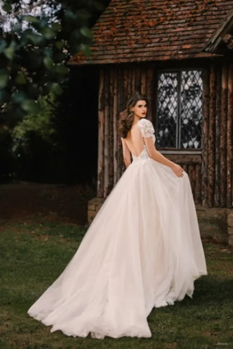 Disney Fairytale Weddings Platinum Collection Style #Snow White - D367 - Allure Disney #2 Champagne/Ivory/Nude thumbnail