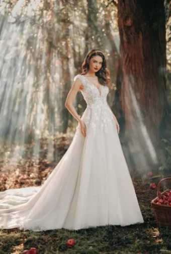 Disney Fairytale Weddings Platinum Collection Style #Snow White - D417 - Allure Disney #0 default Desert/Champagne/Ivory thumbnail