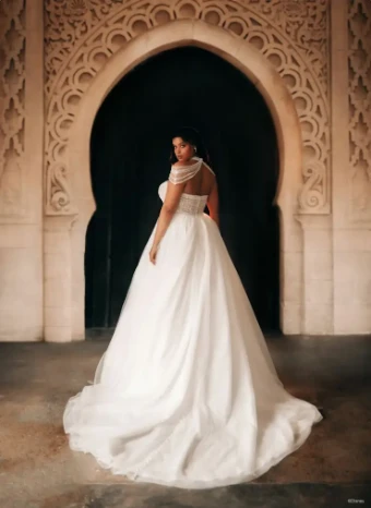 Disney Fairytale Weddings Platinum Collection Style #Jasmine - D414 - Allure Disney #1 Ivory/Champagne/Nude Mocha/Champagne/Ivory/Nude thumbnail