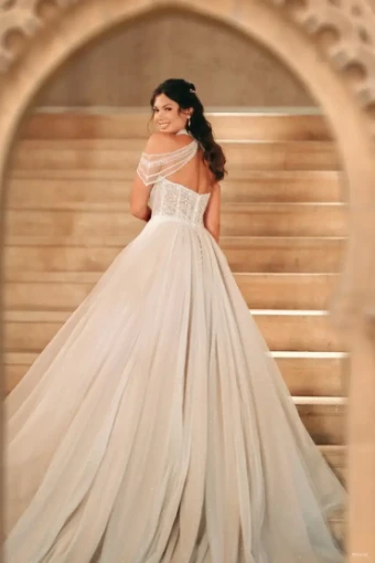 Disney Fairytale Weddings Platinum Collection Style #Jasmine - D414 - Allure Disney #2 Ivory/Champagne/Nude Mocha/Champagne/Ivory/Nude thumbnail