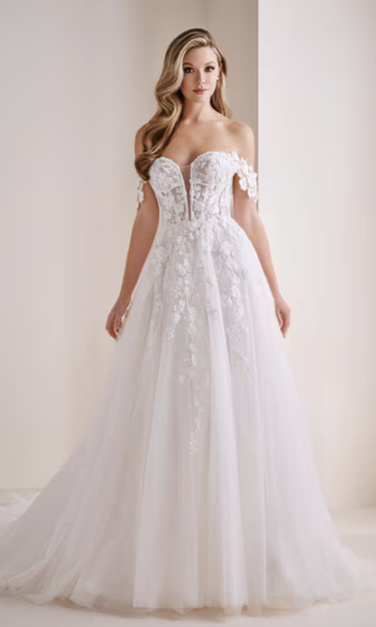 Enchanting by Mon Cheri Style #E402 #0 default Ivory thumbnail