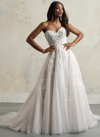 Maggie Sottero Style #Caroline - 24MK787B01 - Maggie Sottero *SPECIAL DESIGN* #0 default Ivory All Ivory (pictured) thumbnail