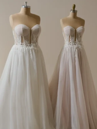 Maggie Sottero Style #Arden - 25MK290A01 - Maggie Sottero #5 default All Ivory (gown with Ivory Illusion) thumbnail