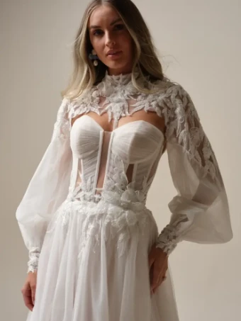 Maggie Sottero Style #Arden - 25MK290A01 - Maggie Sottero #3 All Ivory (gown with Ivory Illusion) thumbnail