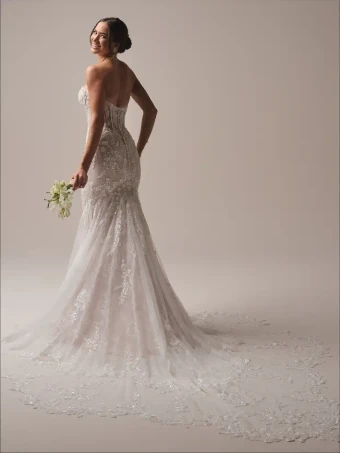 Maggie Sottero Style #Benjie Royale - 25MB841A02 - Maggie Sottero *SPECIAL DESIGN* #1 default All Ivory (gown with Ivory Illusion) Ivory over Blush (gown with Ivory Illusion) thumbnail