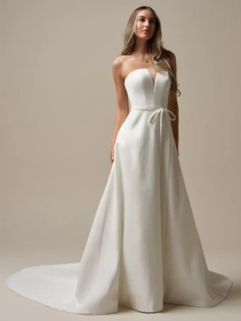 Rebecca Ingram Style #Marsha Lane #0 default Ivory (gown with Natural Illusion) thumbnail