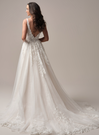 Rebecca Ingram Style #Honor #3 Ivory/Soft Blush thumbnail