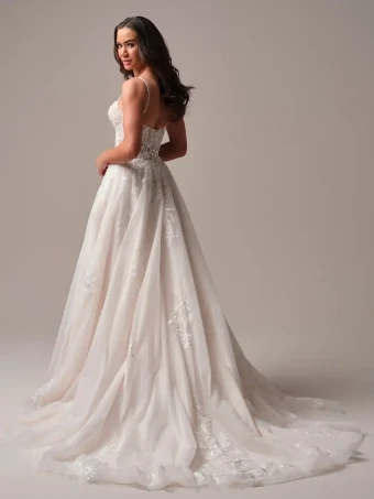 Rebecca Ingram Style #Jude #4 All Ivory (gown with Ivory Illusion) thumbnail