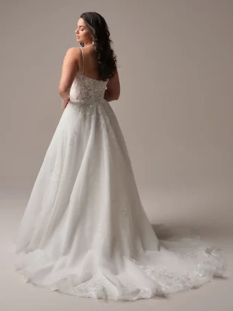 Rebecca Ingram Style #Jude #6 All Ivory (gown with Ivory Illusion) thumbnail