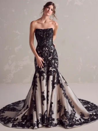 Sottero and Midgley Style #Norvinia Lane - 24SZ236A01 - Sottero & Midgley #0 default Black/Champagne thumbnail