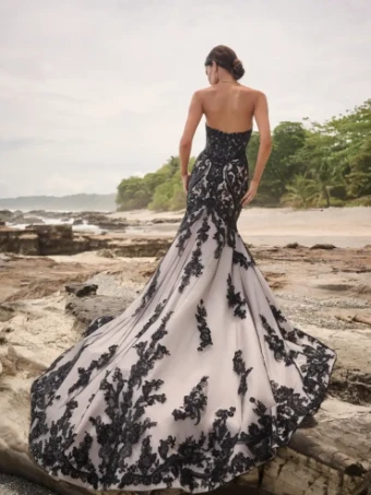 Sottero and Midgley Style #Norvinia Lane - 24SZ236A01 - Sottero & Midgley #1 Black/Champagne thumbnail