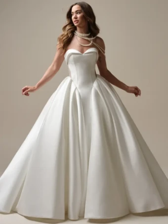 Sottero and Midgley Style #Aberdeen Vida - 25SW349A02 *Special Design* - Sottero & Midgley #0 default All Diamond White thumbnail