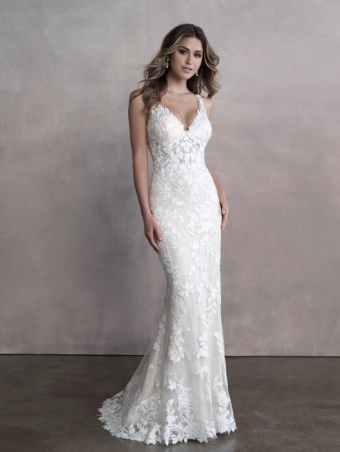 Allure Bridals Style #9808 #0 default Champagne/Ivory/Nude thumbnail