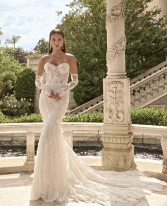 Casablanca Bridal Style #Augustina #4 Ivory/Sorbet/Nude/Ivory/Silver thumbnail