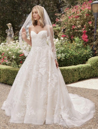 Casablanca Bridal Style #Emmeline #0 default Champagne/Nude/Ivory/Silver thumbnail