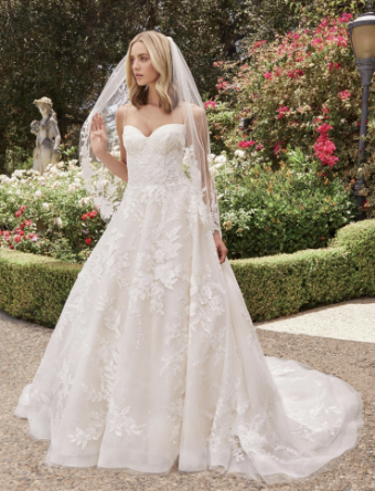 Casablanca Bridal Style #Emmeline #2 Champagne/Nude/Ivory/Silver thumbnail