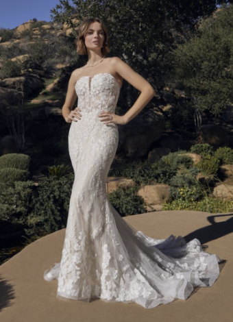 Casablanca Bridal Style #Hattie #1 Light Nude/Nude/Ivory thumbnail