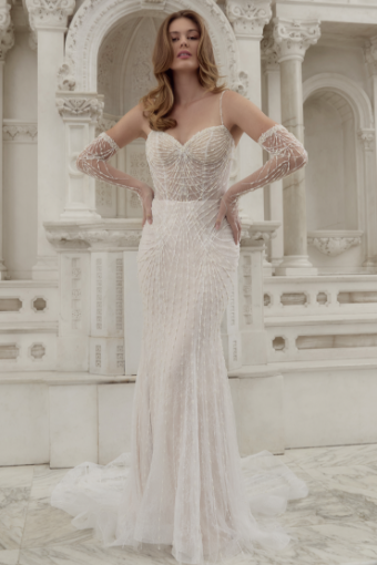 Casablanca Bridal Style #Seraphina #0 default Silver Blush/Nude/Ivory thumbnail