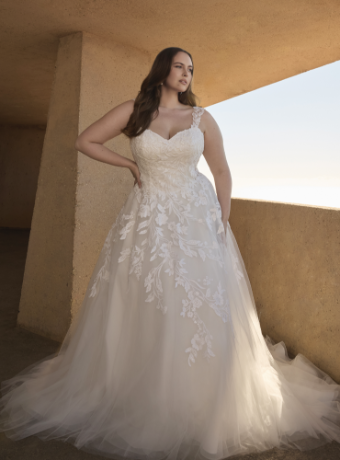 Casablanca Bridal Style #Larissa #0 default Silver Blush/Nude/Diamond White thumbnail
