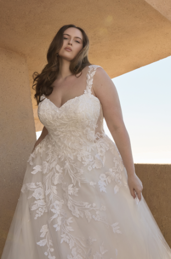 Casablanca Bridal Style #Larissa #1 Silver Blush/Nude/Diamond White thumbnail